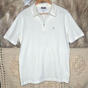 Vintage Versace Classic White Polo Shirt - image 1